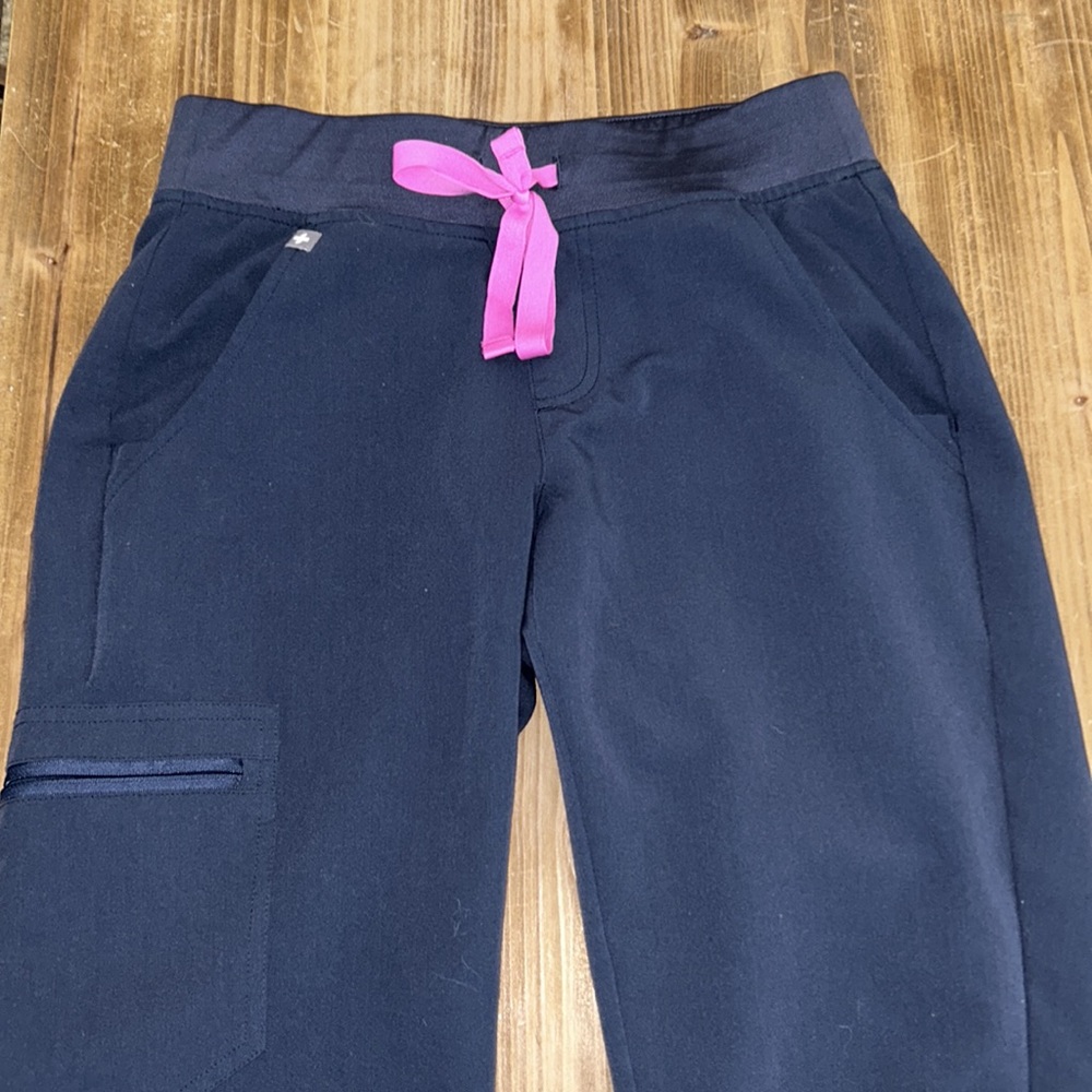 Figs Night Sky Grey Zamora Scrub Pants